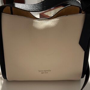 kate spade Black and Cream Shoulder Bag